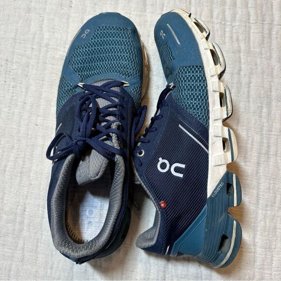 On Womens Cloudflyer Blue Running Shoes Sneakers Size 9 No Insole - Picture 1 of 8